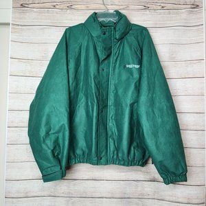 Frogg Toggs Green Hooded Rain Jacket Men’s Size Large Performance Gear Golf